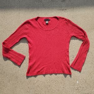 Copper Key Red Scoopneck Sweater sz XL